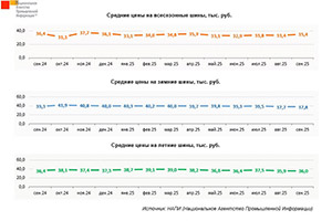 Проанализирована годовая динамика цен на грузовые покрышки